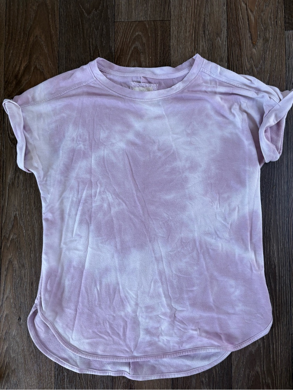 Cupio Light purple Tie-Dye Short Sleeve Tee